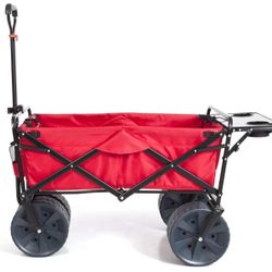 Mac Sports All Terrain Beach Wagon - Red/Black w/Table