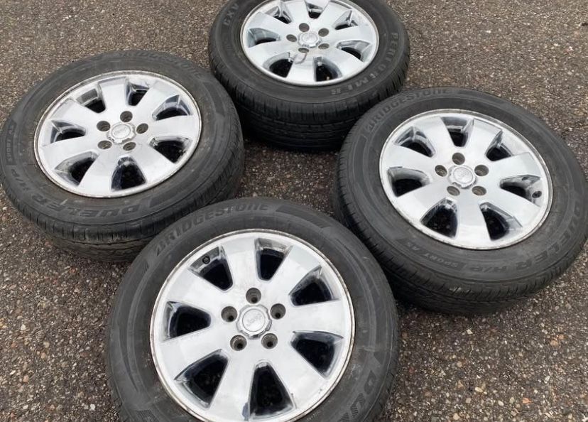 18” JEEP GRAND CHEROKEE COMMANDER WRANGLER SET WE FINANCE CHROME RIMS WHEELS TIRES