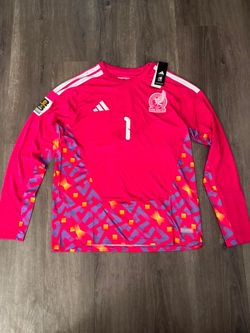 Mexico Home Pink Goalkeeper R. Rangel #1 World Cup Jersey