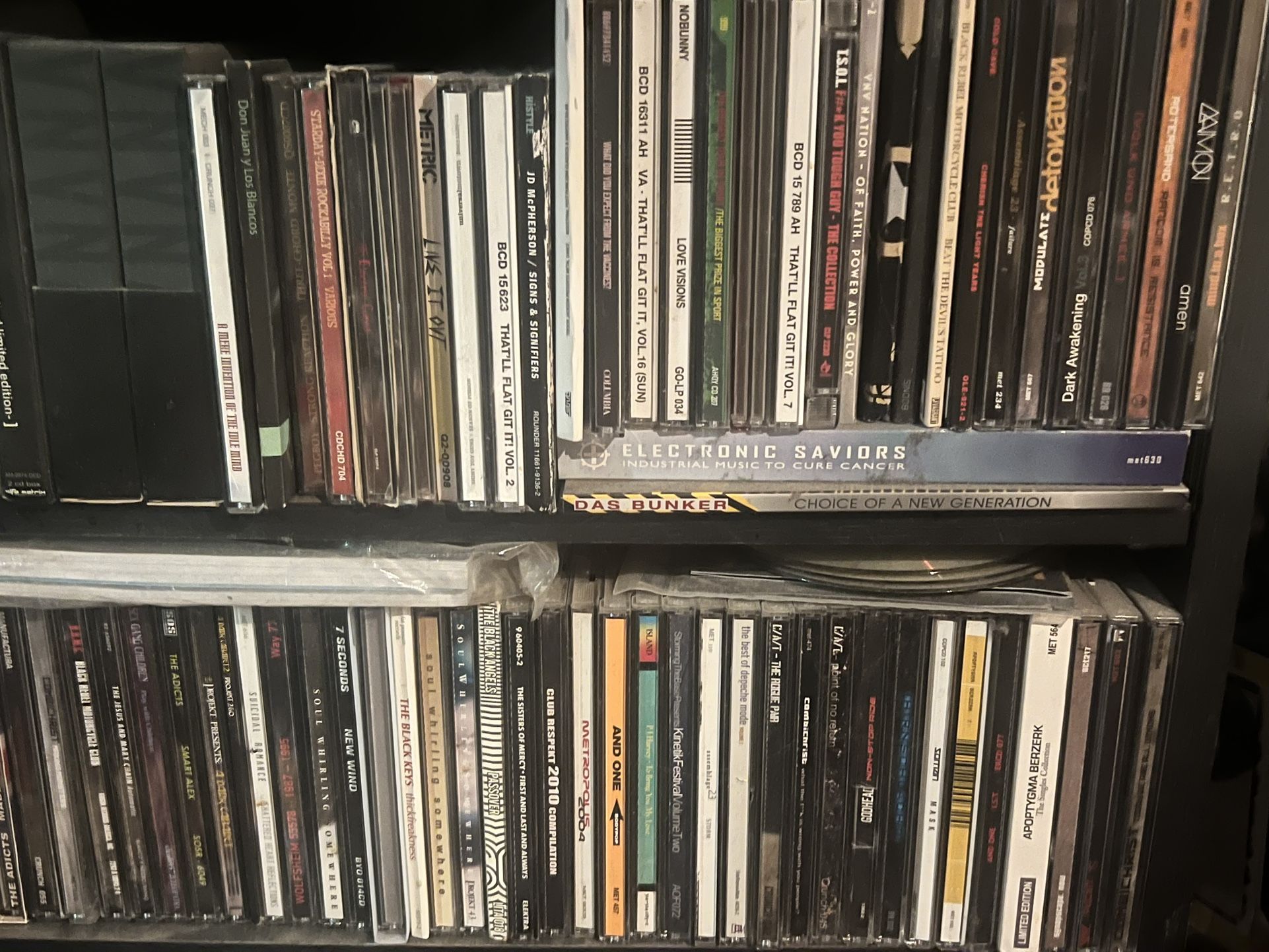 CDs Vinyl Of Industrial Goth New Wave