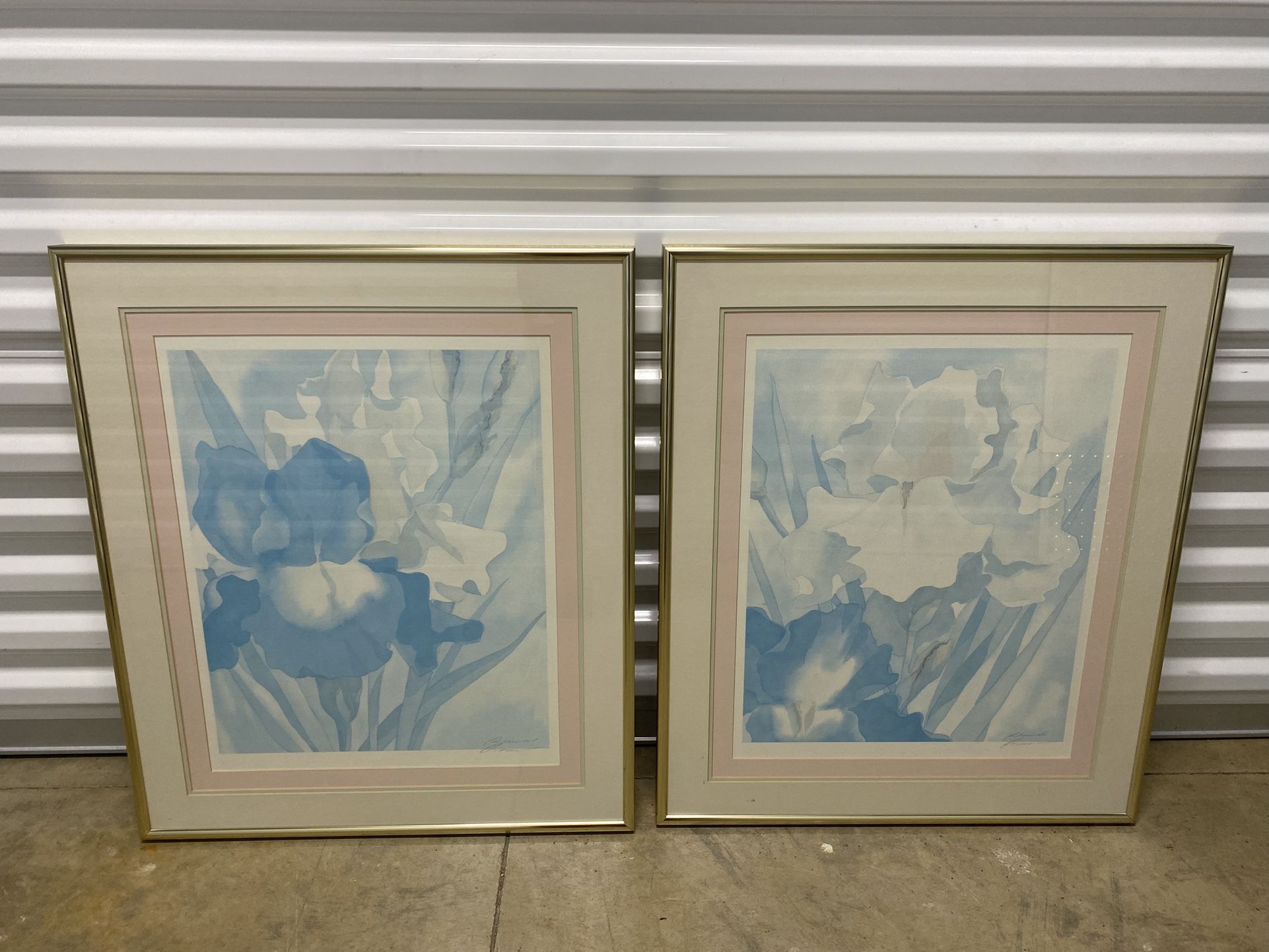 Vintage 2pc Set Of Wall Art