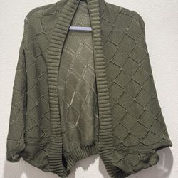 Cottagecore Olive Green Loose Cartagain