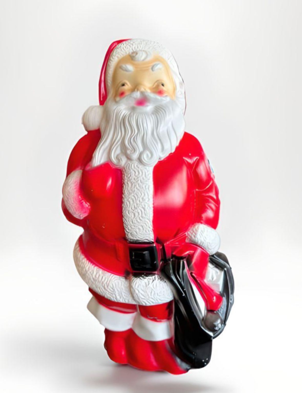 Blow Mold Vintage Christmas Santa MCM
