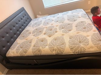 Bed frame and matress