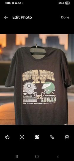 Miitchell an ness Super Bowl XV Raiders vs Eagles Vintage T-Shirt