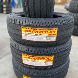 245/45r20 ARROYO sport NEW Set of Tires installed and balanced for FREE