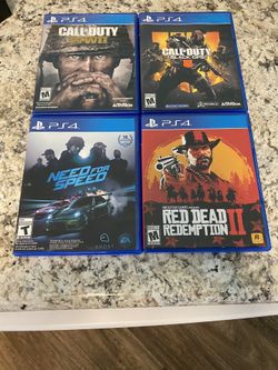 PS4 game bundle ( 4 games)