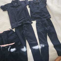 Little Girls School Uniforms Size 4 5 5 Shirts Shorts Pantalones Camisa De Nina Tamanio 4 5 