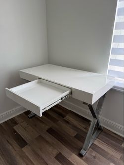 White desk