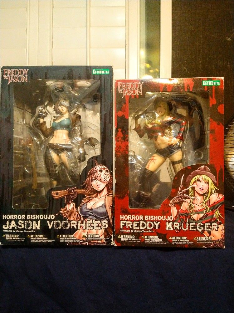 Kotobukiya Bishoujo Statue Freddy vs Jason Horror Series