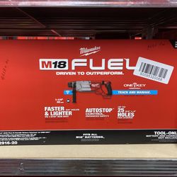 Milwaukee M18 FUEL ONE-KEY 18V Lithium-Ion Brushless Cordless 1-1/4 in. SDS-Plus D-Handle Rotary Hammer (Tool-Only)