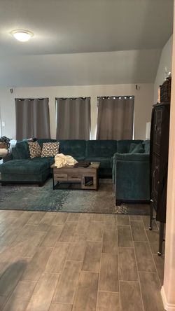 Ashley Furniture Teal Sectional