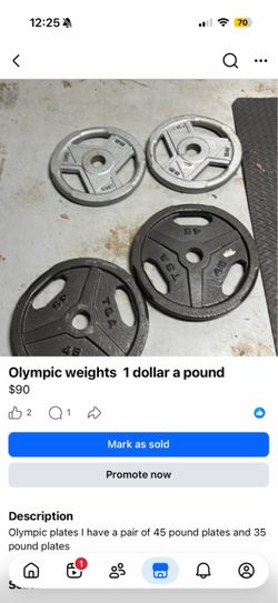 Olympic weights
