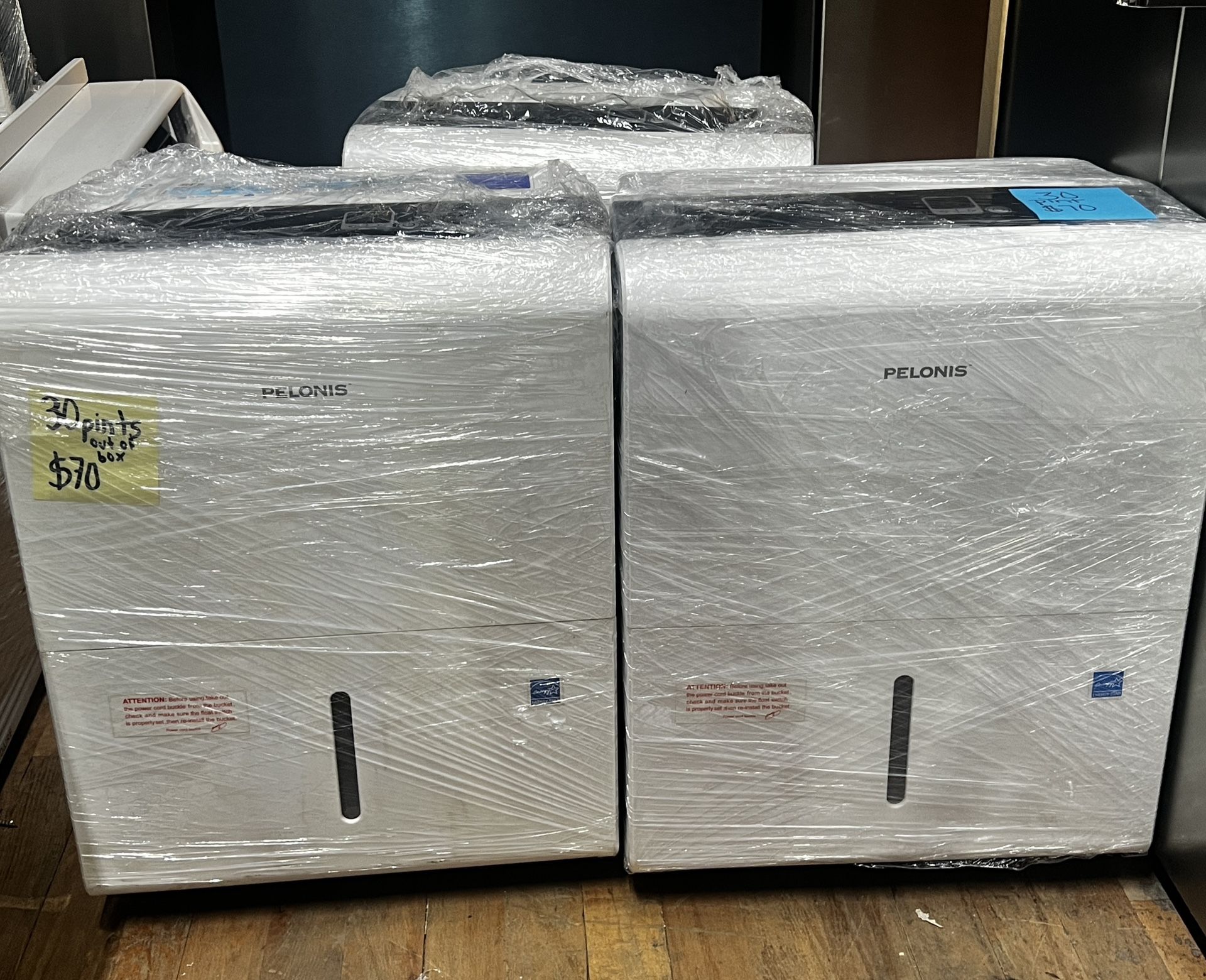 Pelonis Dehumidifier 30 pints out of box (each one)
