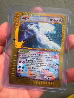 Pokémon Lugia Crystal Type Holo Card 149/147