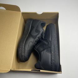 Nike Mens Air Force 1 Crater Triple Black Speckled - Size 10