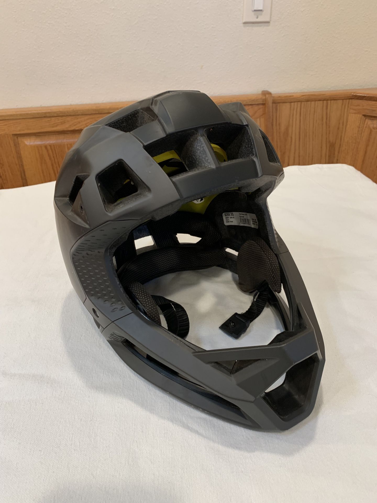 Fox Racing Helmet Proframe MIPS Downhill MTB Bicycle Helmet Flat Matte Black Size Large