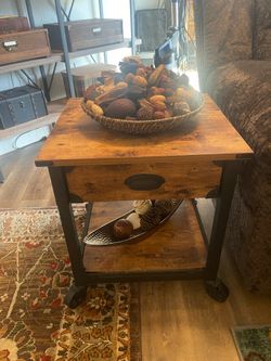 End table, printer stand w drawer & bottom  shelf 75 th ave 101 n