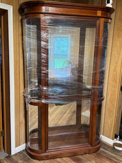 Curio cabinet.