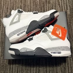 Air Jordan 4 Retro “White Cement” size 9.5 DS 2025