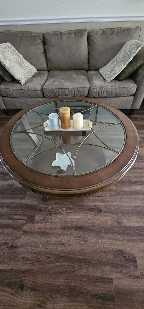 Solid Wood Living Room Set