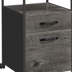 VASAGLE File Cabinet, Mobile Filing Cabinet  With Wheels