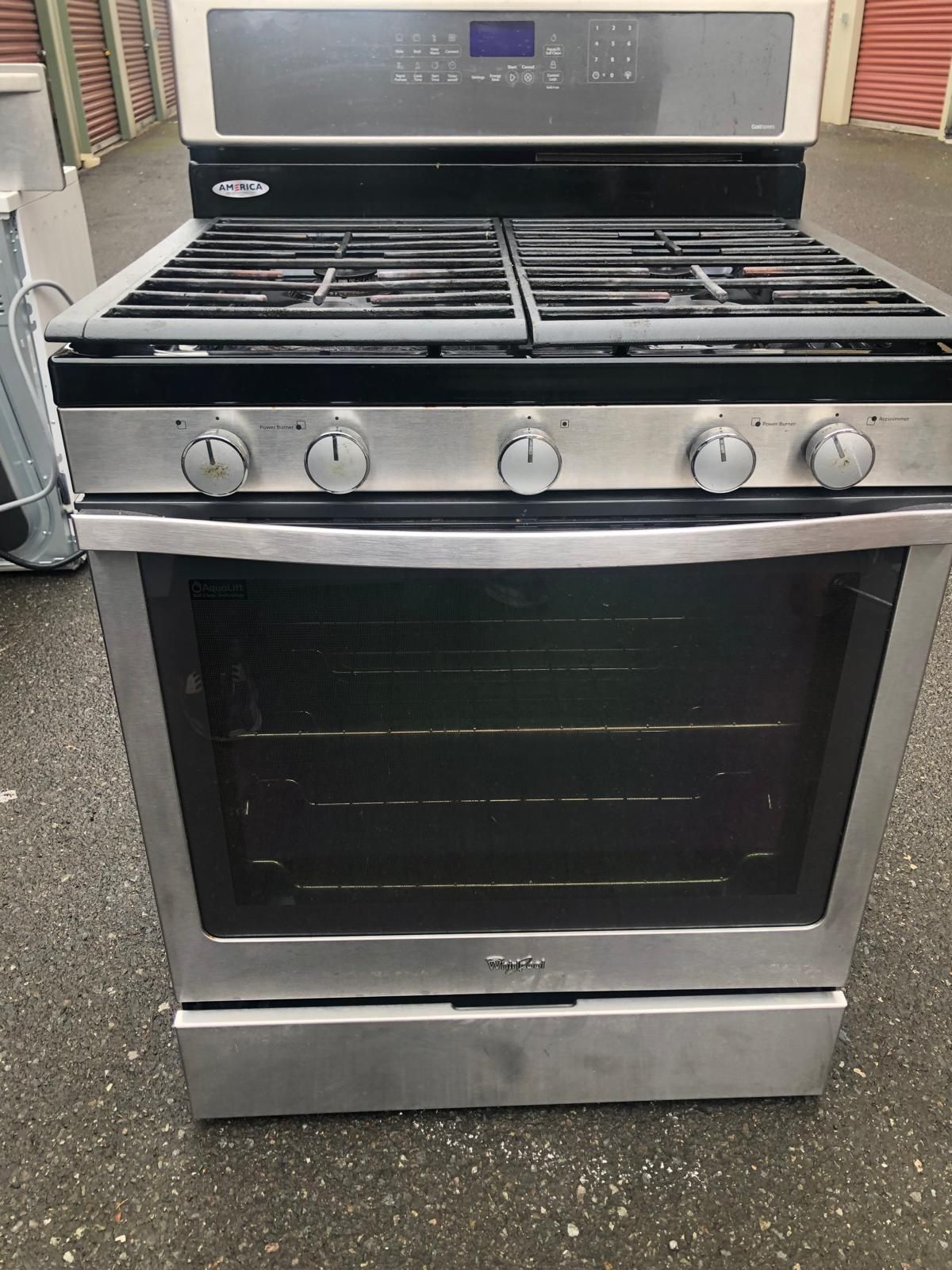 Whirlpool Stainless Steel GAS 5 Burners Stove