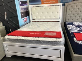 All sizes available. Get your new mattress today and sleep better tonight. Twin at $99. Hablamos Espanol.