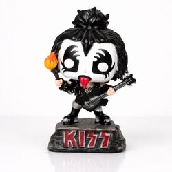KISS Gene Simmons Funko Pop Ceramic Bootleg Style Figure – Demon Torch Version 🔥