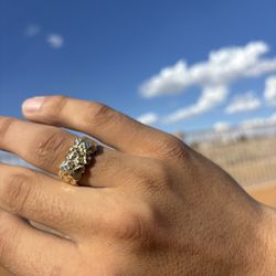 10k Gold Nugget Ring