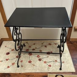 Metal Table With Wood Top