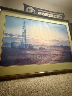 "Liquid Gold" signed and numbered print by J.W. Thrasher - Framed #118/1500