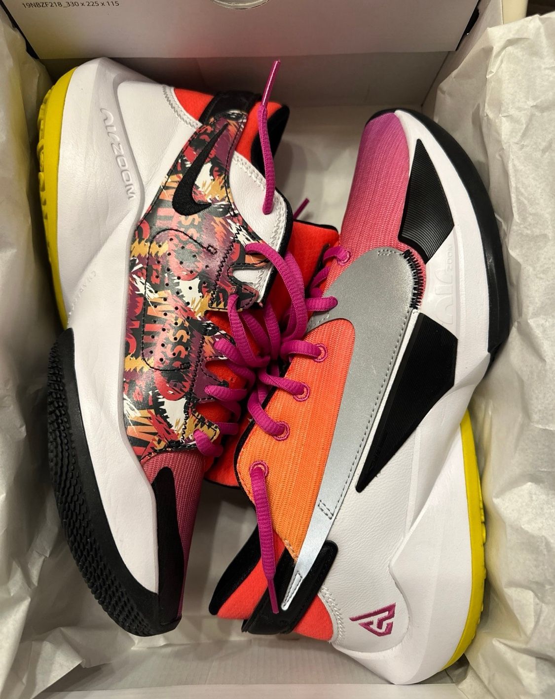 Nike Zoom Freak 2 Crimson Black Trainers sz9