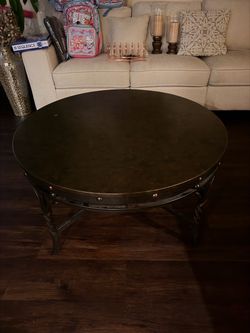 Round Metal Coffee Table