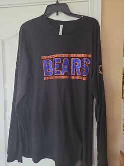 Chicago Bears Sequin Long Sleeve Shirt