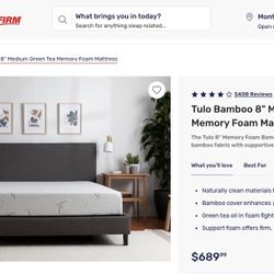 NEW QUEEN MATTRESS 20% OFF - UNOPENED BOX