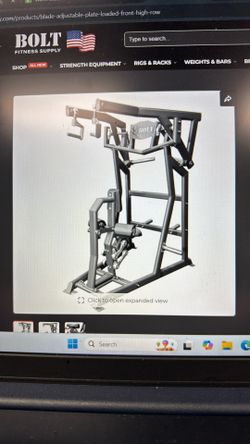 Blade Adjustable Plate Loaded Front high Row 