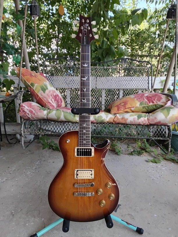 FSOT $550 PRS 595 MCCARTY IN TABACCO SUNBURST WITH NEW JUST INSTALLED DIMARZIO HOT PICKUP SET AND SETUP WITH NEW STRINGS ! $550 OBO/ TRADE