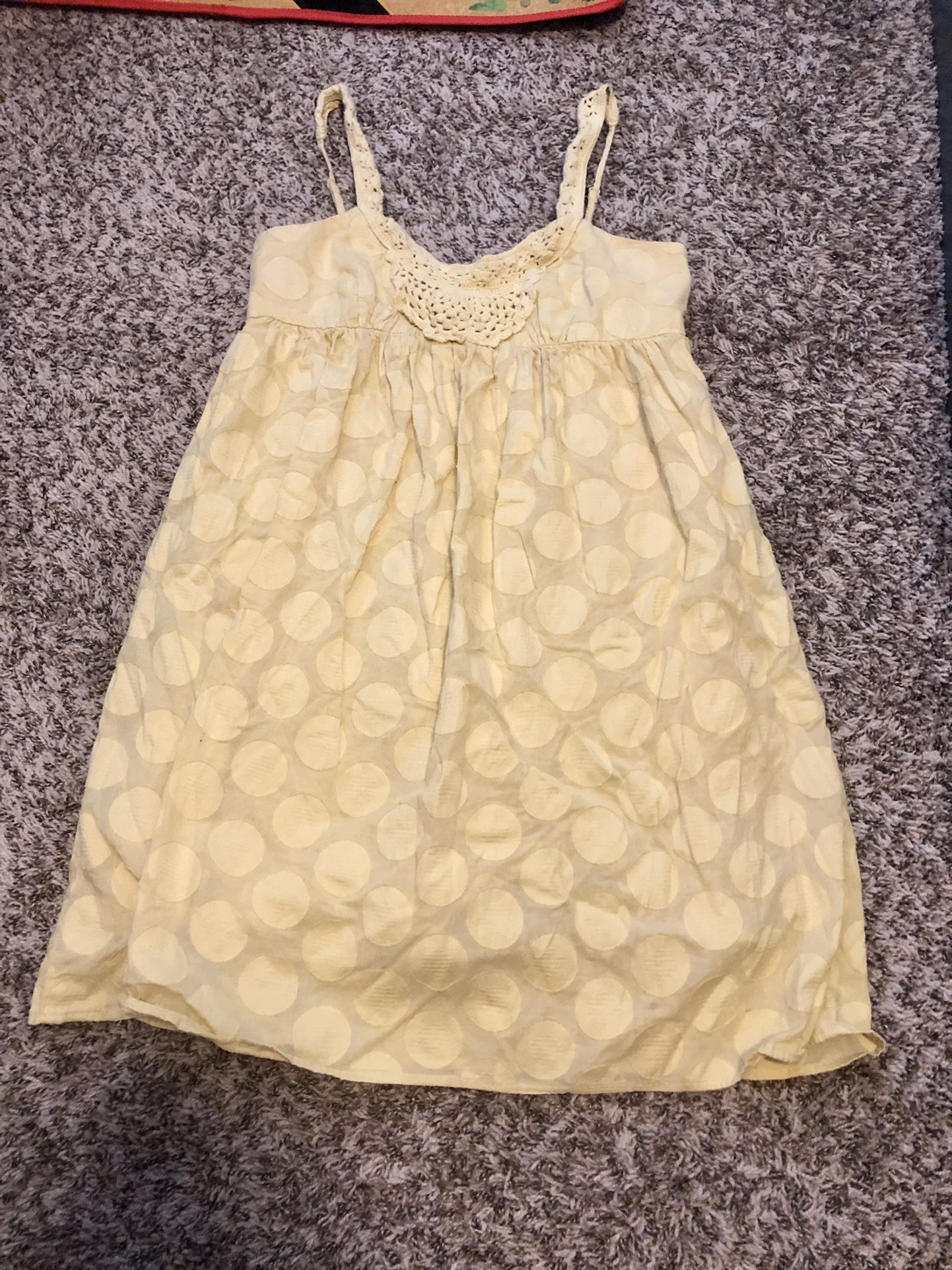 Women’s Yellow Polka Dot Dress