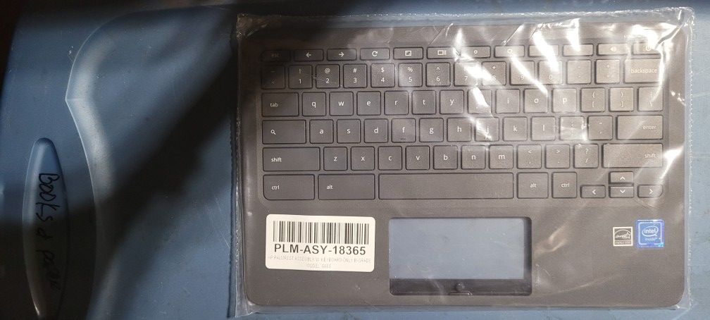 Three HP Chromebook 11 G6EE Palmrest Assembly Keyboard ONLY
