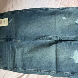 Signature by Levi Strauss High Rise Straight Jeans 