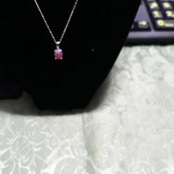 Pink Lab Opal Pendant