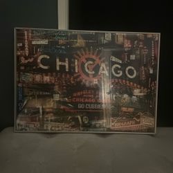 Chicago Puzzle, Framed