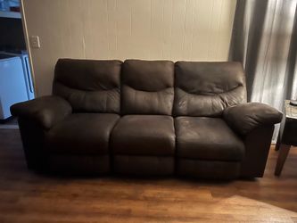3-Piece Living Room Set: Reclining Sofa, Loveseat with Console, and Coffee Table
