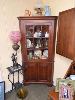 Henkel Harris corner cabinet