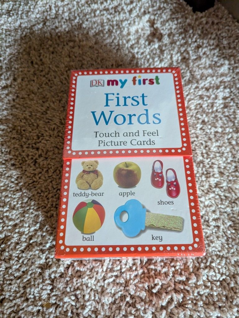 New First Words Touch And Feel Picture Cards