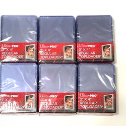 Brand new trading cards Ultra Pro Toploader 3” x 4” 150 count 