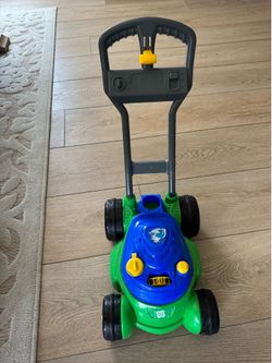 Push N Bubble Mower Toy