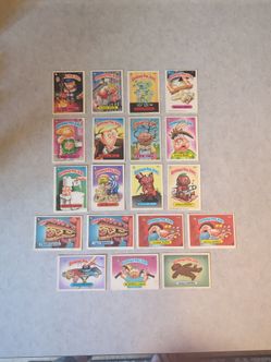 Vintage garbage pail kids lot