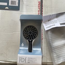 MOEN Attract with Magnetix 6-Spray Single Wall Mount 3.75 in. Handheld Adjustable Shower Head 1.75 GPM in Matte Black